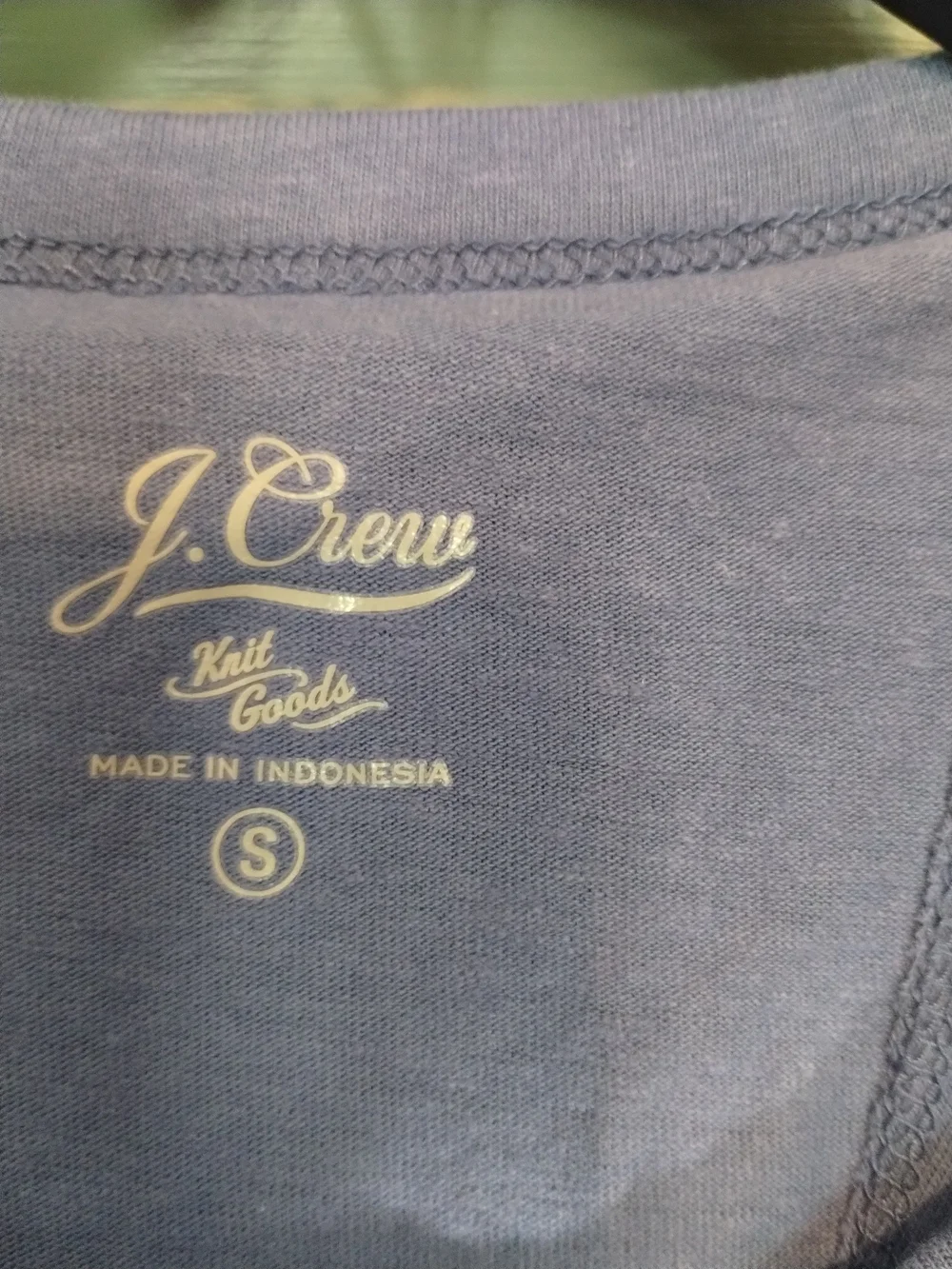 J. Crew Blue Crewneck Tank Top